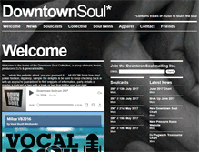 Tablet Screenshot of downtownsoul.net